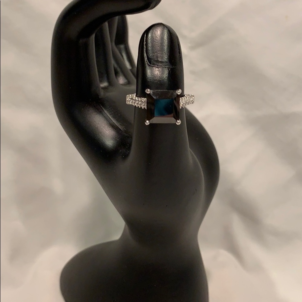 Silver/ Onyx Ring - image 4